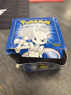 1999 Pokemon Limited Edition MEWTWO 23K Gold-Plated Trading Card (SEALED) Blue - Image 2