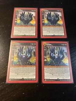 x4: Metazoo CN2 Mothman TCG Card Lot RH & FH CCG Holo Foil - Image 1