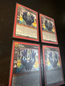 x4: Metazoo CN2 Mothman TCG Card Lot RH & FH CCG Holo Foil - Image 2