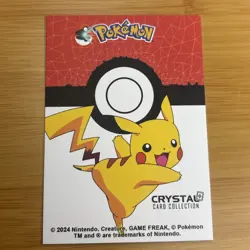 Metapod #11 - Cracked Ice Holo - Crystal Collection 2024 - Pokemon Card - Image 2
