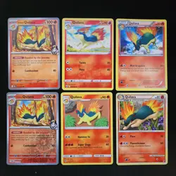 Pokemon Cyndaquil, Quilava, & Typglosion x15 Card Lot Bundle - Image 3