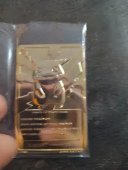 1999 Burger King Pokemon Charizard Golden Card PSA Nm-mt 8 - Image 5
