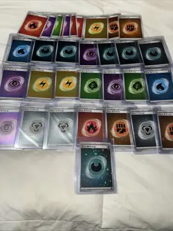 33X Holo Energy Pokemon Cards Lot All Cards Are Mint Condition. - Image 1