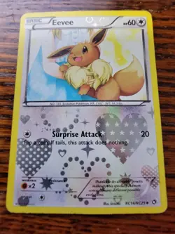PL - Eevee RC14/RC25 Radiant Collection Pokemon TCG Card Full Holo - Image 1