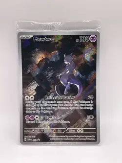 Mewtwo 052 SEALED Scarlet & Violet 151 Premium Collection Promo Card Holo NM - Image 1