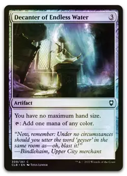 Decanter of Endless Water #309 (Foil) (NM) Baldur's Gate CLB Magic MTG - Image 1
