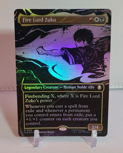 Fire Lord Zuko (Borderless) Avatar: The Last Airbender Foil - Image 1