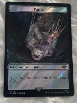 MTG Tales of Middle-Earth LOTR ORC ARMY/FOOD D/S Token Foil #019 - Image 2
