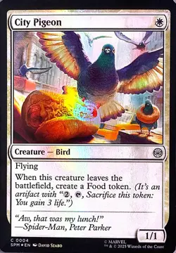 City Pigeon Foil C Marvel's Spider-Man 4 NM - Image 1