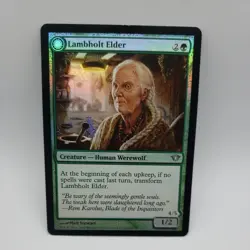 Lambholt Elder / Silverpelt Werewolf Foil x1 - Dark Ascension - MTG - Near Mint - Image 1
