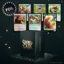 Magic Secret Lair We Hope You Like Squirrels Foil Set MTG SEALED Rare Mint 100% - Image 1