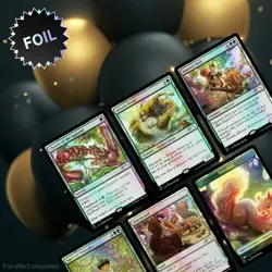 Magic Secret Lair We Hope You Like Squirrels Foil Set MTG SEALED Rare Mint 100% - Image 3