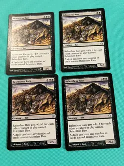 4x Relentless Rats - Fifth Dawn - MTG - Magic the Gathering - x4 - Image 1