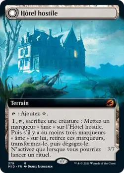 Hostile Hostel/Creeping Inn Innistrad: Midnight Hunt - MTG RARE - Image 1