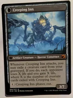 Hostile Hostel/Creeping Inn Innistrad: Midnight Hunt - MTG RARE - Image 2