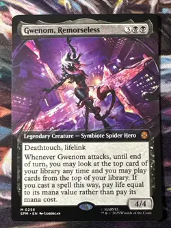 Gwenom, Remorseless - Extended Art - Spider-Man #256 Mythic, NM - Image 1