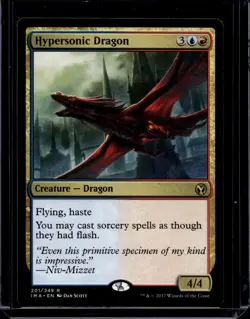 x1 Hypersonic Dragon R MTG Iconic Masters M/NM, English - Image 1
