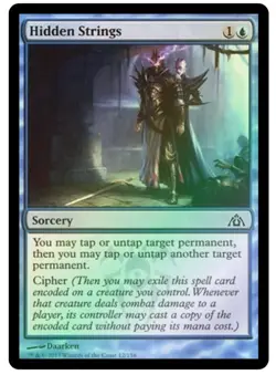 Dragon's Maze- MTG -FOIL -Hidden Strings -Magic The Gathering- LP/SP - Image 1