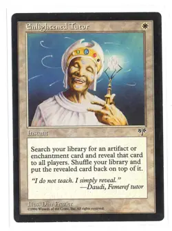 MTG Mirage - 1x Enlightened Tutor - LP - Image 1