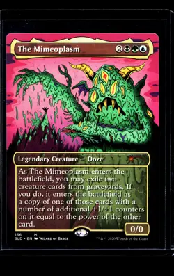 2020 MTG Magic The Gathering SLD Secret Lair Borderless #136 The Mimeoplasm - Image 1
