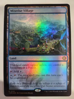 Mistrise Village 0261 Foil Magic The Gathering Tarkir Dragonstorm - Image 1
