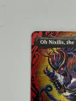 NM - Ob Nixilis the Fallen Halo Foil 0042 MTG Secret Lair Encyclopedia of Magic - Image 2