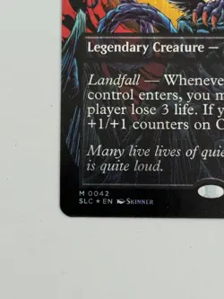 NM - Ob Nixilis the Fallen Halo Foil 0042 MTG Secret Lair Encyclopedia of Magic - Image 4