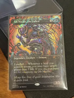 Encyclopedia Of Magic Secret Lair, Ob Nixilis, the Fallen - HALO FOIL - Image 1