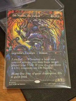 Encyclopedia Of Magic Secret Lair, Ob Nixilis, the Fallen - HALO FOIL - Image 3