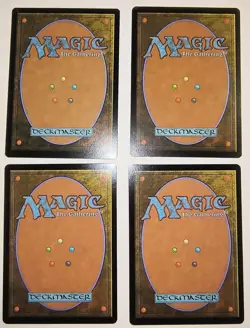 4X PLAY SET: MTG - MAGIC /BASIC LAND: FOREST FULL ART FINISH/ #276, DUSKMOURN - Image 2