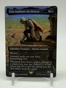 Ezio Auditore da Firenze (Borderless) FOIL Universes Beyond: Assassin's Creed - Image 1