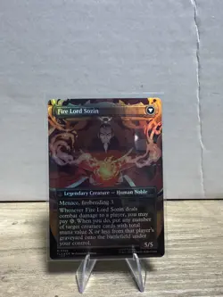 The Rise of Sozin Borderless Foil MTG Avatar Mythic 356 NM - Image 1
