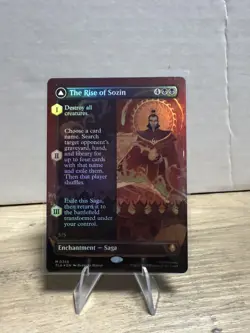 The Rise of Sozin Borderless Foil MTG Avatar Mythic 356 NM - Image 2