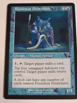 MTG -Persistent Petitioners Retro Frame - Ravnica Remastered - Image 1
