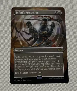Teferi's Protection NM Borderless Regular Double Masters 2022 MTG Unplayed - Image 1