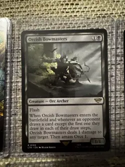 MTG Tales Of Middle Earth Fangorn foil Mithril Foil Orcish bowmasters Nazgul Etc - Image 4