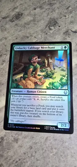 Unlucky Cabbage Merchant Avatar: The Last Airbender Foil Creature Uncommon MTG - Image 1