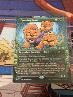 MTG Questing Beast Encyclopedia Of Magic Secret Lair Unplayed - Image 1