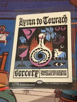 MTG Hymn to Tourach Secret Lair Encyclopedia of Magic Unplayed - Image 1