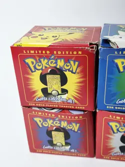 1999 Pokemon 23k Gold Plated Burger King Trading Cards Full Set Sealed - Image 3