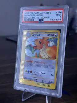 Dragonite Pokemon 2001 Holo E-Series Expedition 1st ED Japanese 126/128 PSA 9 - Image 4