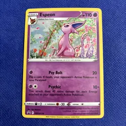 Espeon SWSH174 Pokemon Sword & Shield Promo Card Holo - NM (a) - Image 1