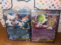 Pokemon TCG Gardevoir And Abomasnow Holo Rare Ex Mega Evolutions - Image 1