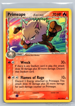 Pokemon - Primeape (Delta Species) #50/110 - Holon Phantoms Uncommon NM - Image 1