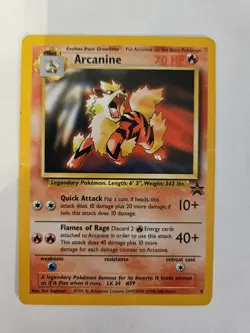 Pokemon TCG Arcanine Black Star Promos #6 2000 Regular - Image 1