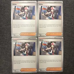 4 x Hilda Trainer 084/086 Playset - White Flare Pokemon - Near Mint / Mint - Image 1