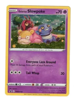 POKEMON GALARIAN SLOWPOKE SWSH126 HOLO PROMO PSYCHIC NM SWIRL Combine Shipping! - Image 1