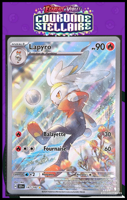 Carte Pokemon Lapyro 147/142 EV7 Couronne Stellaire Ecarlate et Violet FR - Image 1