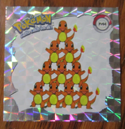 CHARMANDER PR04 POKEMON ARTBOX STICKER PRIZM SERIES 1 1999 NM - Image 1