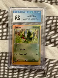 Pokemon Black Star Promo Treecko 003 Reverse Holo CGC 9.5 - Image 1